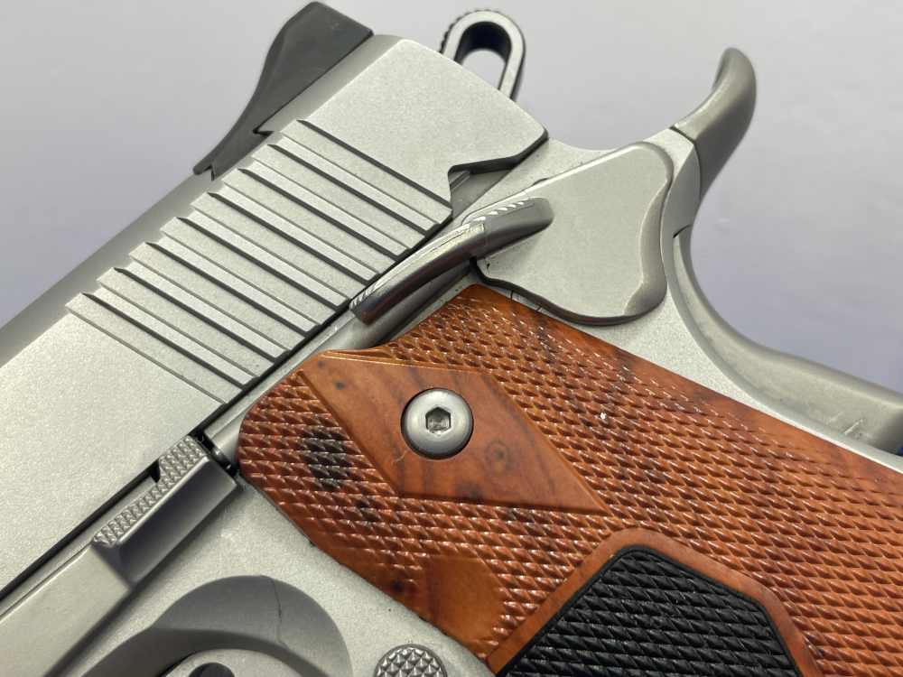 Kimber Stainless Pro Carry II .45 ACP 4" *CRIMSON TRACE RED LASER GRIPS*-img-9