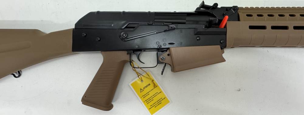 JTS M12AK-T1 12 Gauge Semi-Auto AK Style Shotgun FDE 18.5" + 2 Magazines-img-2