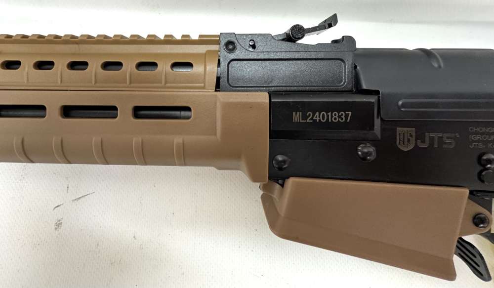 JTS M12AK-T1 12 Gauge Semi-Auto AK Style Shotgun FDE 18.5" + 2 Magazines-img-7