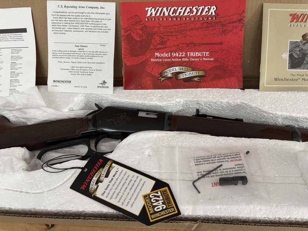 Winchester 9422 TRIBUTE SPECIAL 22 lr lever action rifle NEW HAVEN CONN USA-img-37