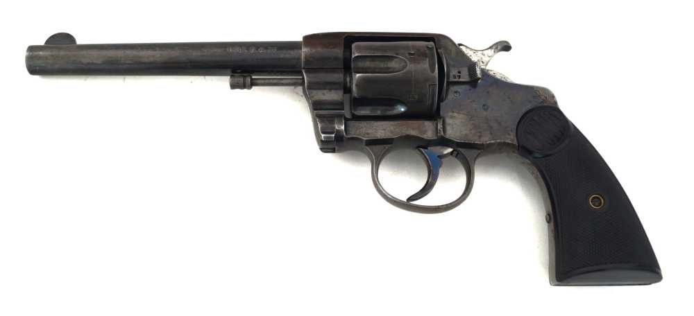 COLT MODEL 1895 NAVY COMMERCIAL REVOLVER WITH COLT ARCHIVE PAPER-img-0