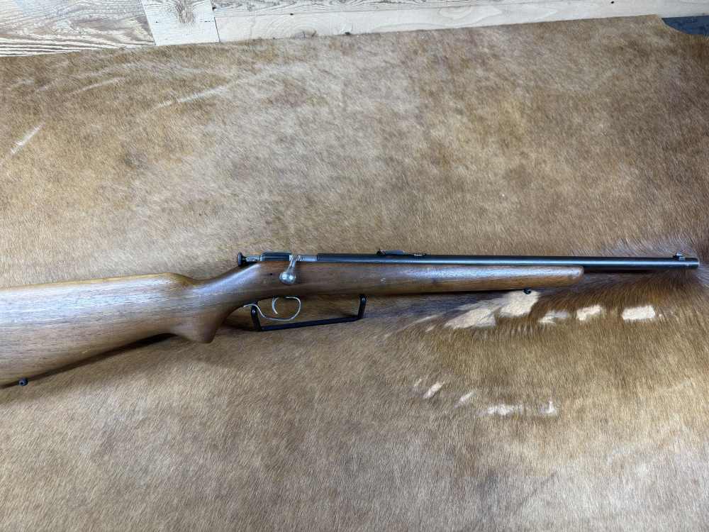 WINCHESTER MODEL 67A .22 LR BOLT ACTION RIFLE 20" BARREL SINGLE SHOT USED-img-0