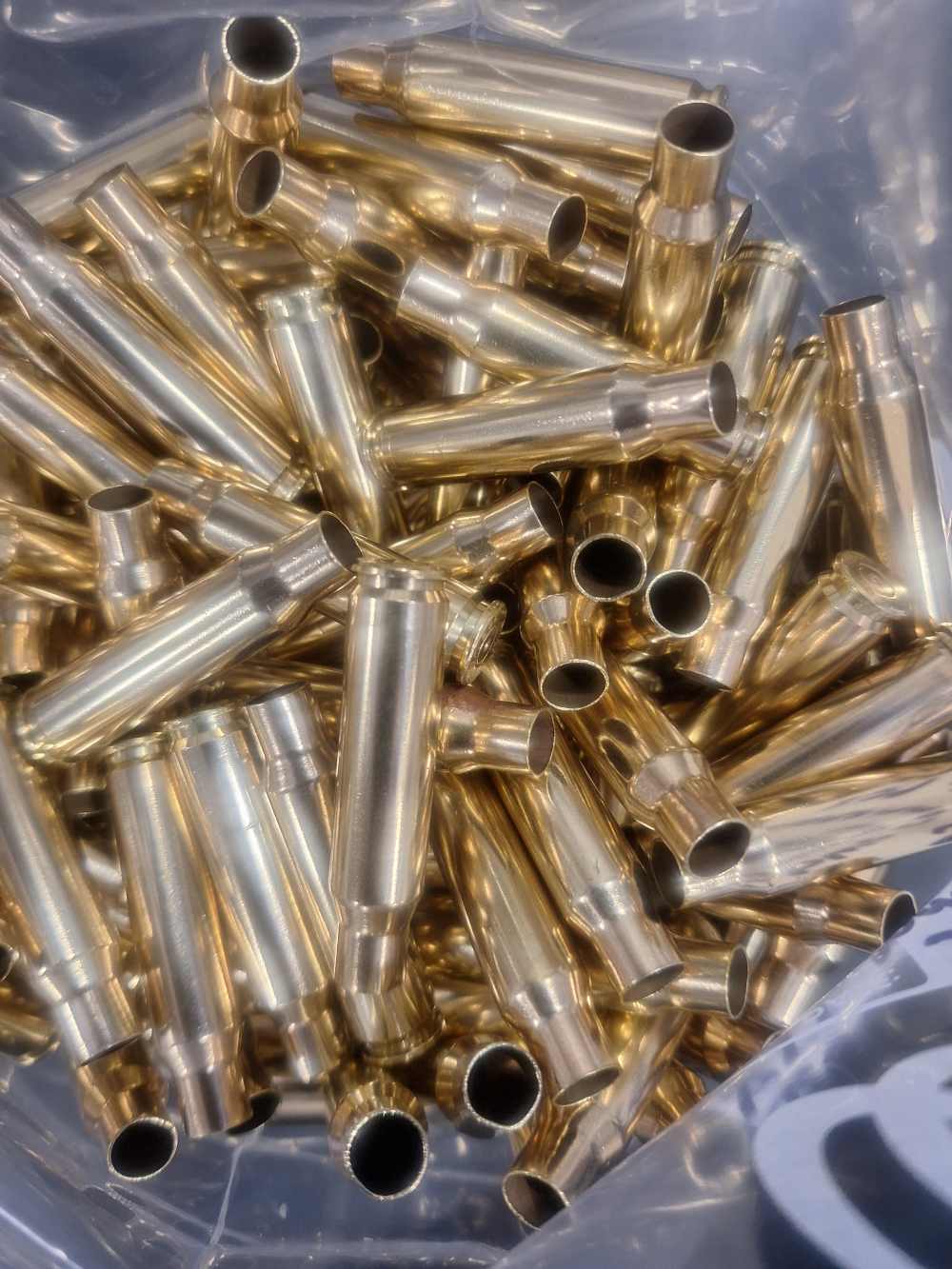 308 winchester once fired brass all pmc commercial 250 plus pcs.-img-2