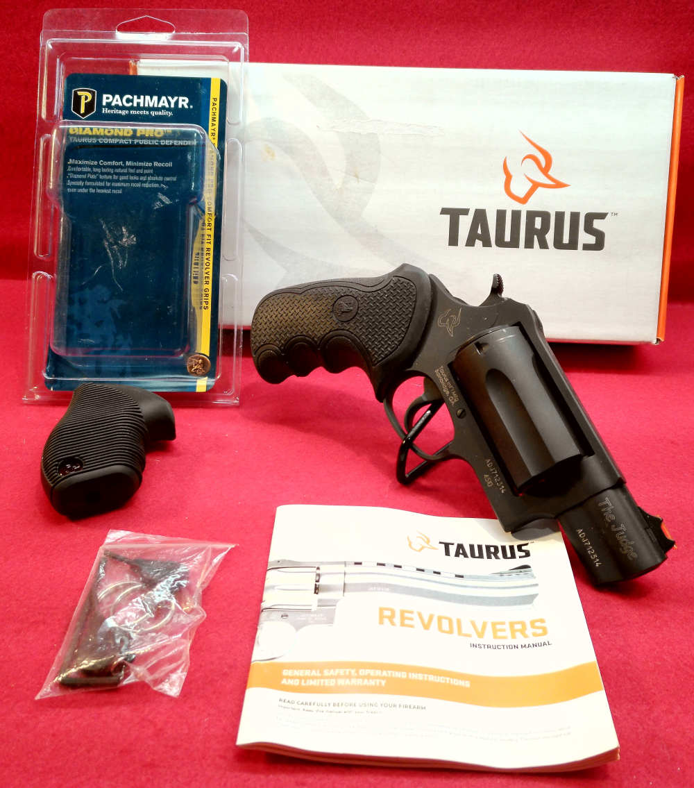 Taurus Judge Public Defender .45 Colt/.410 2" barrel 5-round cylinder.-img-0