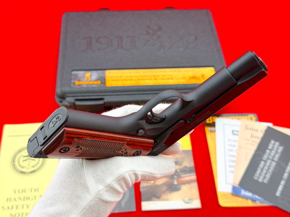Browning 1911-22 Black Label Regal CMP .22 LR 3.625" w/ Rosewood Grips-img-21