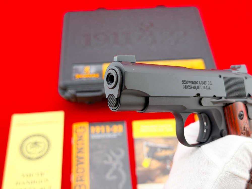 Browning 1911-22 Black Label Regal CMP .22 LR 3.625" w/ Rosewood Grips-img-24