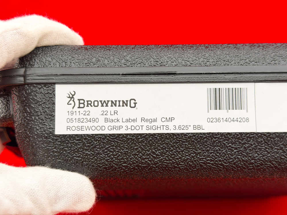 Browning 1911-22 Black Label Regal CMP .22 LR 3.625" w/ Rosewood Grips-img-30
