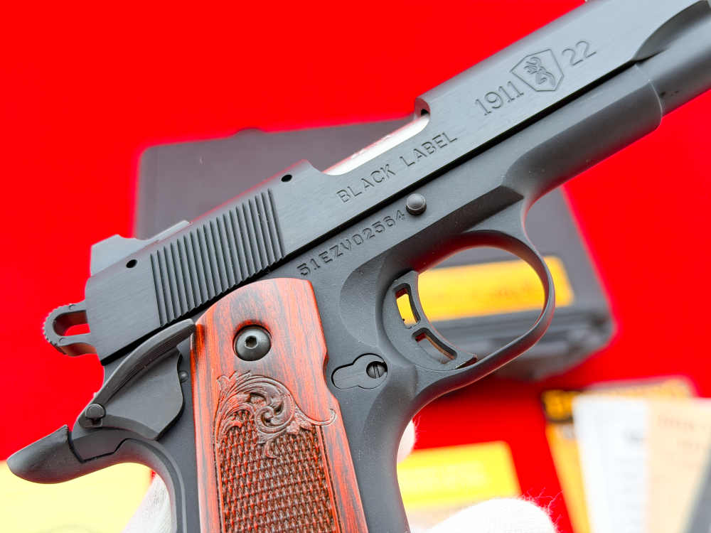 Browning 1911-22 Black Label Regal CMP .22 LR 3.625" w/ Rosewood Grips-img-23