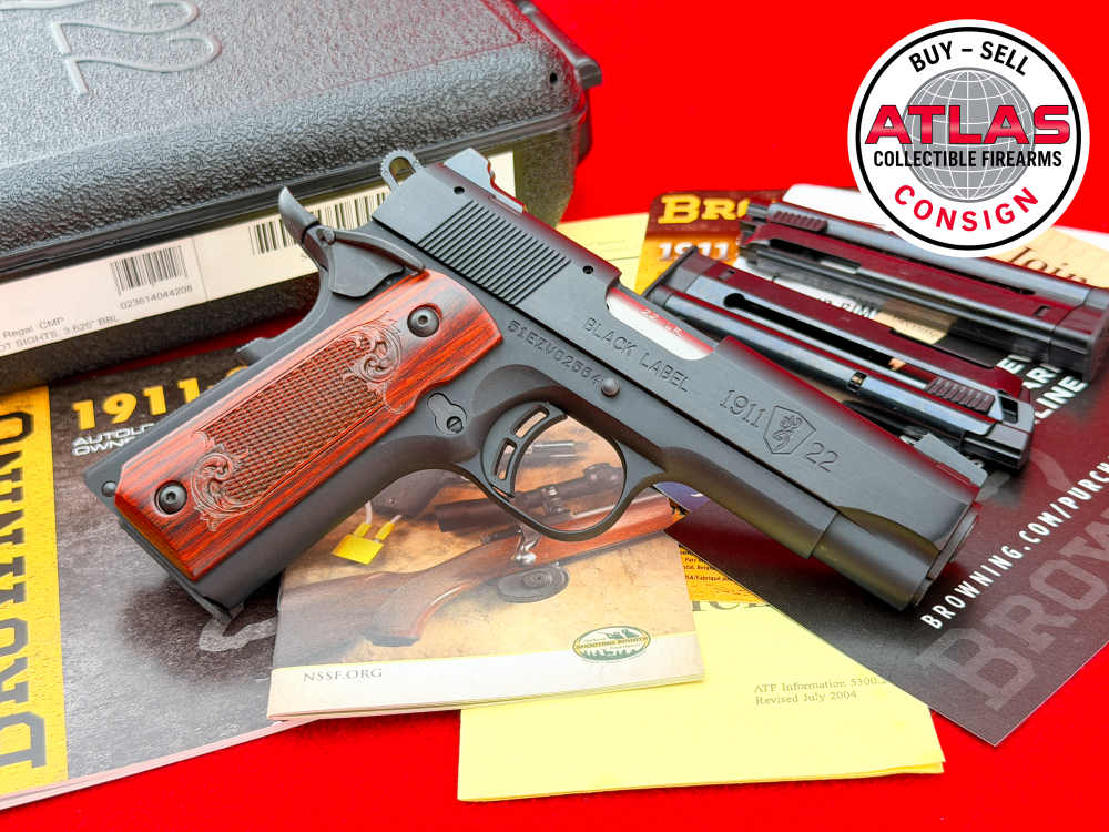 Browning 1911-22 Black Label Regal CMP .22 LR 3.625" w/ Rosewood Grips-img-8