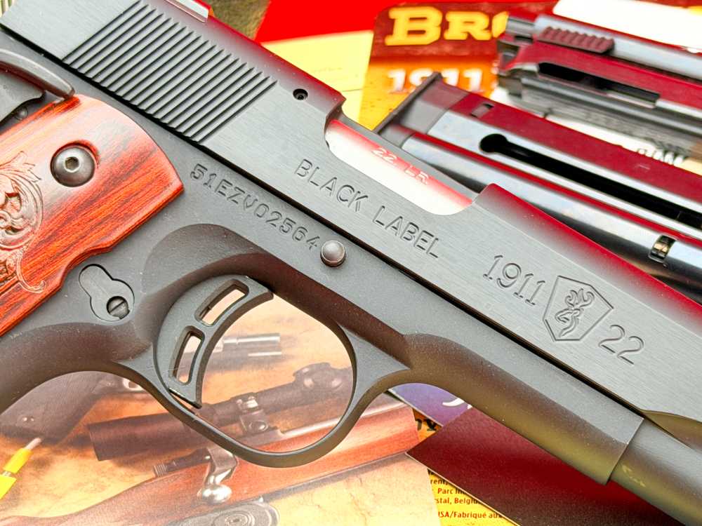 Browning 1911-22 Black Label Regal CMP .22 LR 3.625" w/ Rosewood Grips-img-10