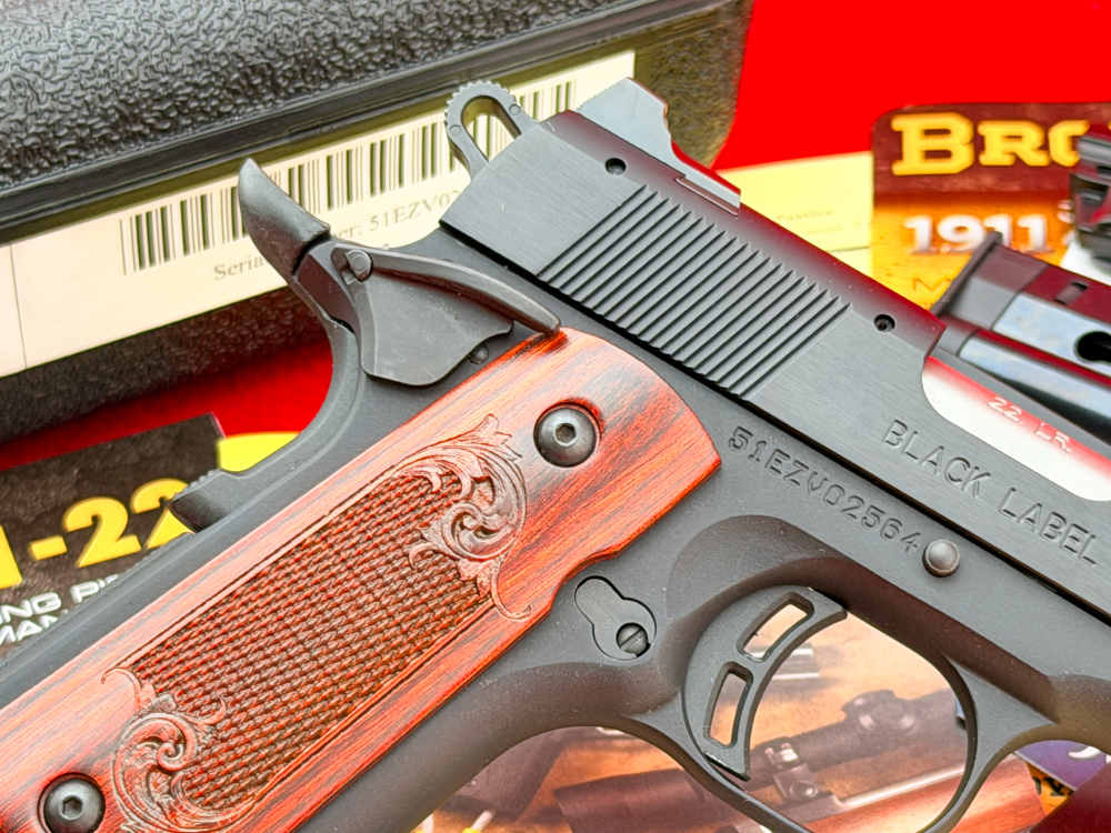 Browning 1911-22 Black Label Regal CMP .22 LR 3.625" w/ Rosewood Grips-img-11