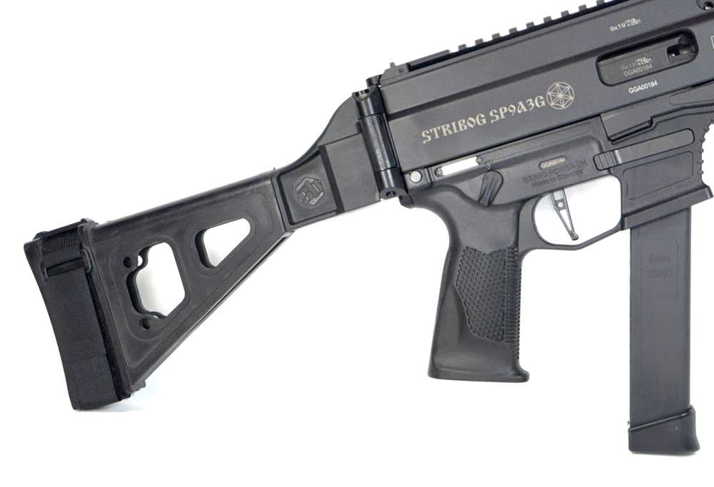 GRAND POWER STRIBOG SP9A3G 9MM PISTOL (GLOCK MAGS) – BRACE • NO RESERVE!-img-4