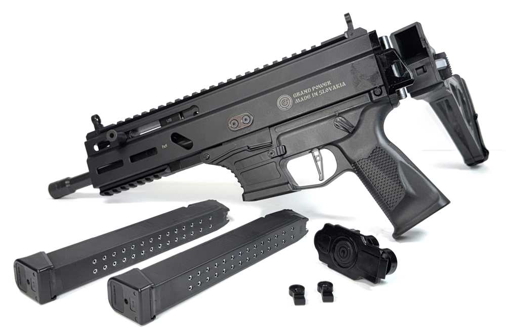 GRAND POWER STRIBOG SP9A3G 9MM PISTOL (GLOCK MAGS) – BRACE • NO RESERVE!-img-17