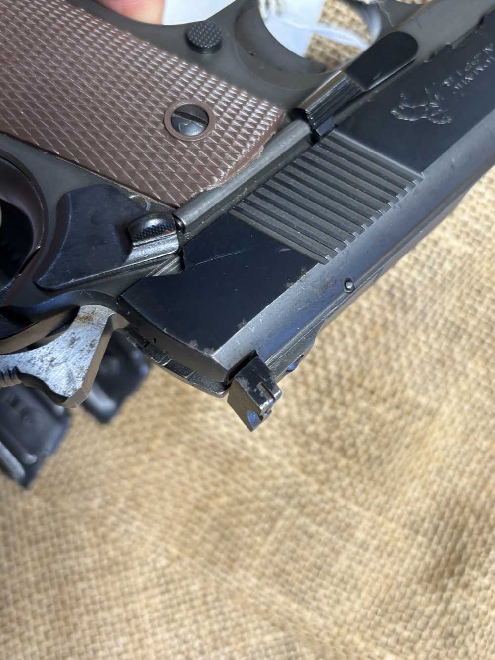 Colt 1911 .22lr Conversion Slide W/ Double Star Corp Frame and two Mags -img-12