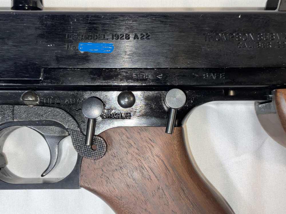 Transferable Auto Ordnance Thompson 1928A22 Machine Gun-img-9