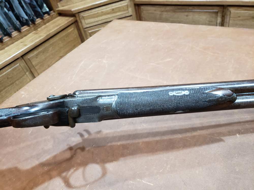 Antique JP Clabrough & Bros 12 Ga SxS Side Lever Hammer Shotgun 30" Bbls-img-7