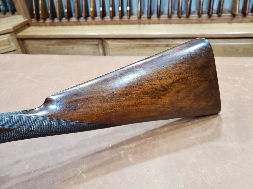 Antique JP Clabrough & Bros 12 Ga SxS Side Lever Hammer Shotgun 30" Bbls-img-13
