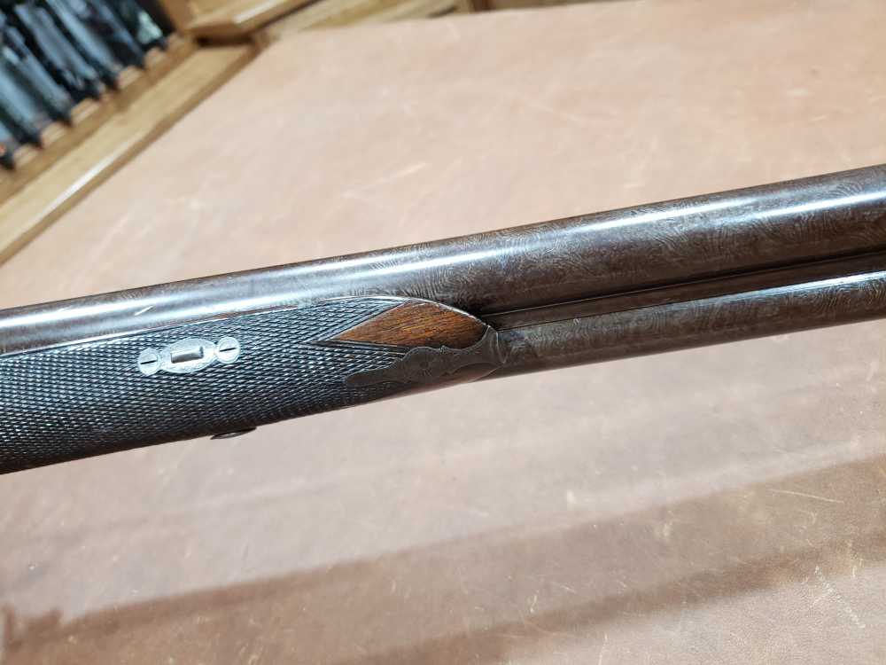 Antique JP Clabrough & Bros 12 Ga SxS Side Lever Hammer Shotgun 30" Bbls-img-8