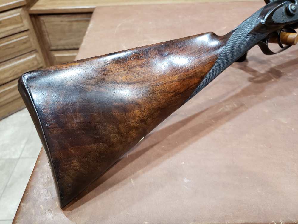 Antique JP Clabrough & Bros 12 Ga SxS Side Lever Hammer Shotgun 30" Bbls-img-12