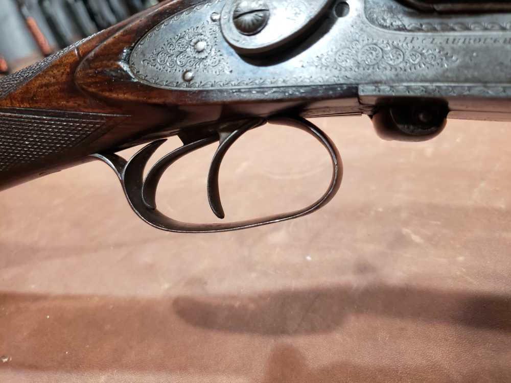 Antique JP Clabrough & Bros 12 Ga SxS Side Lever Hammer Shotgun 30" Bbls-img-21