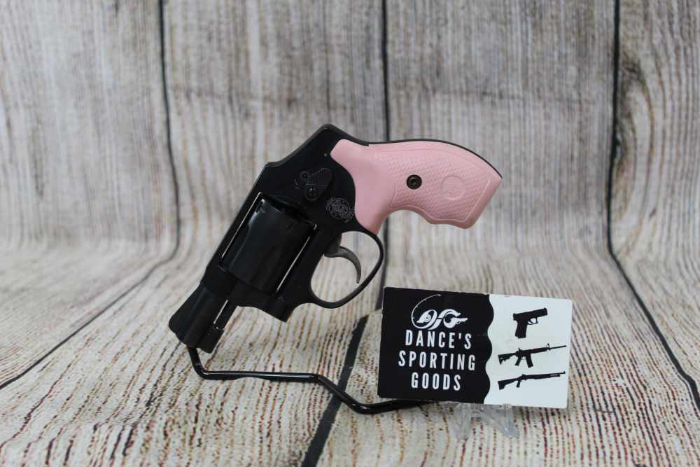 Smith & Wesson 442-2 J-frame w/Pink Grip .38 Spl+P-img-0