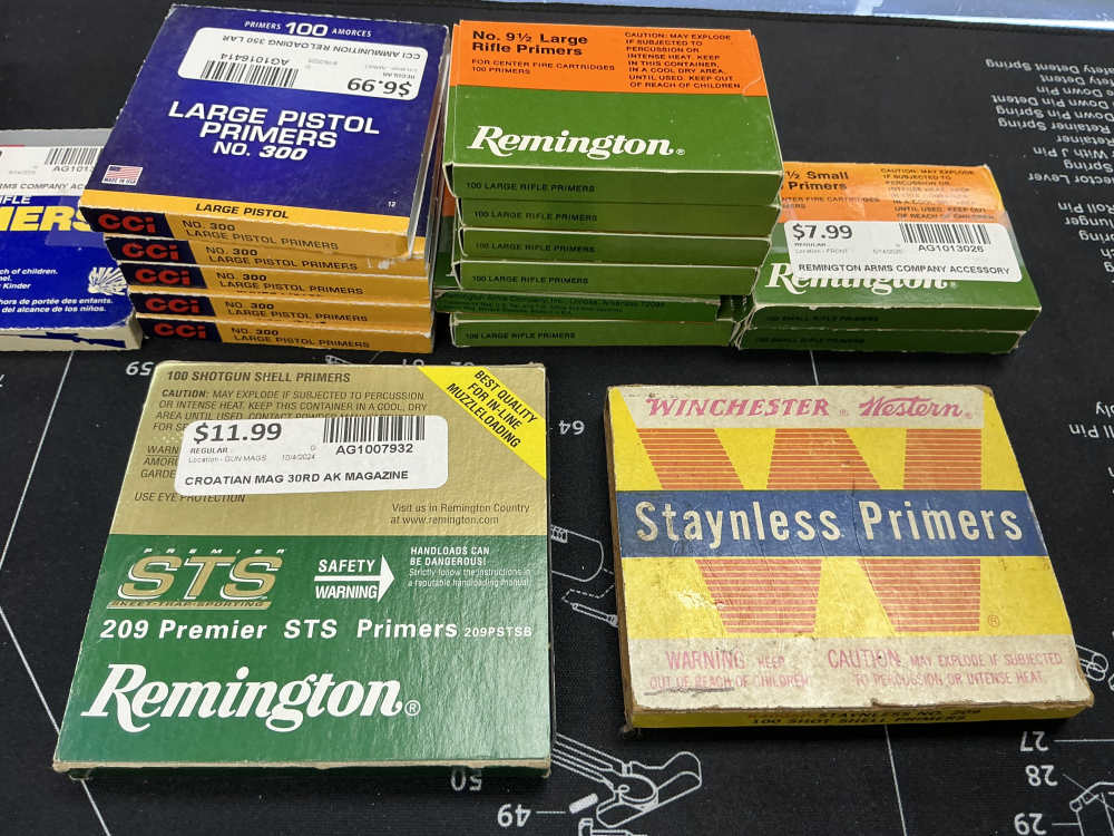  LOT OF PRIMERS LARGE RIFLE, MAG, LARGE PISTOL, PENNY AUCTION .01 NR -img-3