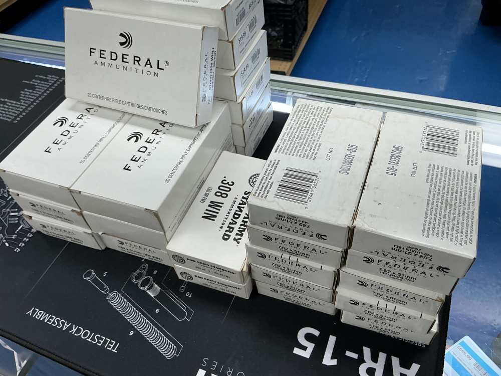 500 ROUNDS OF FEDERAL .308 7.62X51 PENNY AUCTION BOXED .01 NR LAYAWAY -img-4