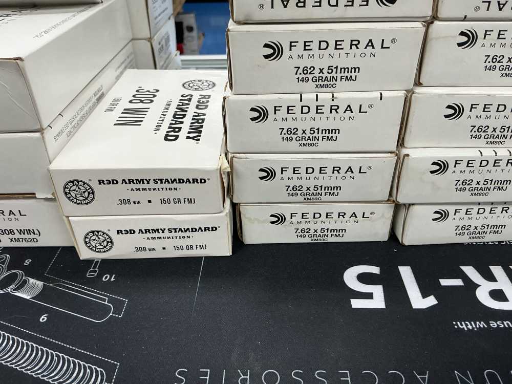 500 ROUNDS OF FEDERAL .308 7.62X51 PENNY AUCTION BOXED .01 NR LAYAWAY -img-2