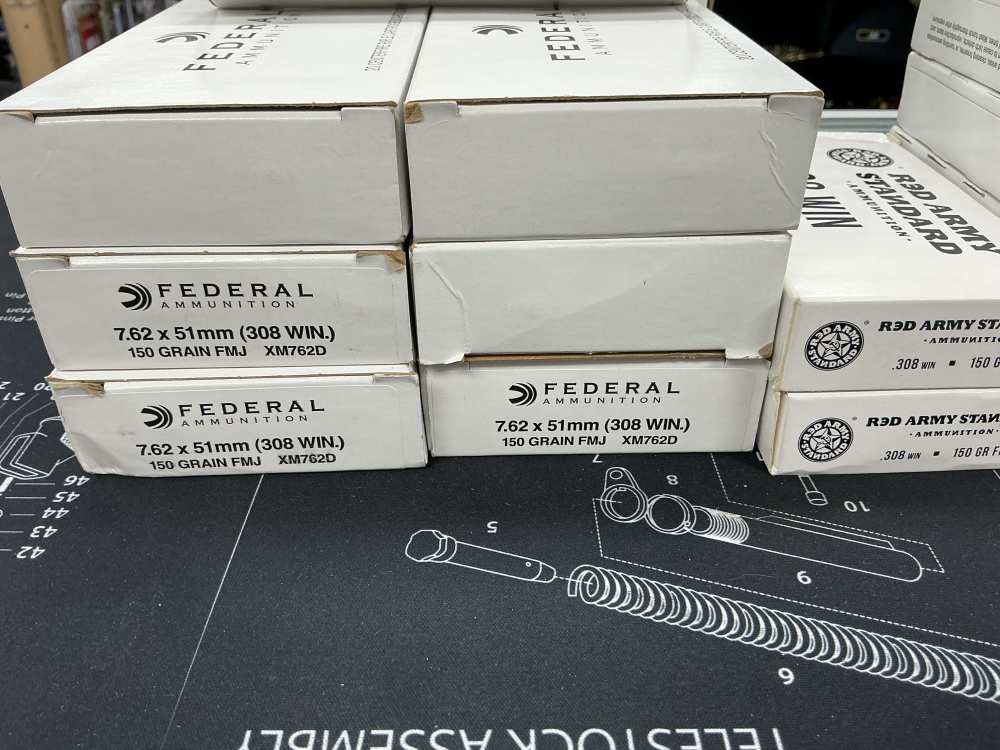 500 ROUNDS OF FEDERAL .308 7.62X51 PENNY AUCTION BOXED .01 NR LAYAWAY -img-1