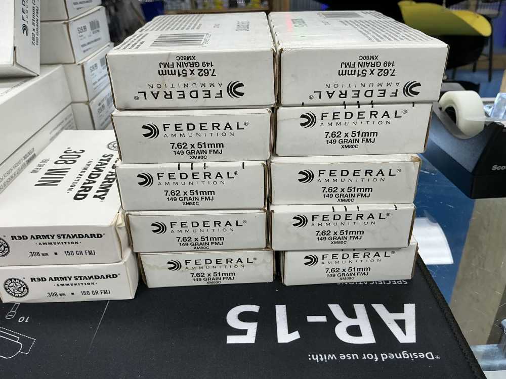 500 ROUNDS OF FEDERAL .308 7.62X51 PENNY AUCTION BOXED .01 NR LAYAWAY -img-3