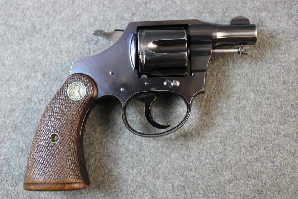 Colt Bankers Special .38 S&W square butt early version C&R OK  1¢ start-img-4