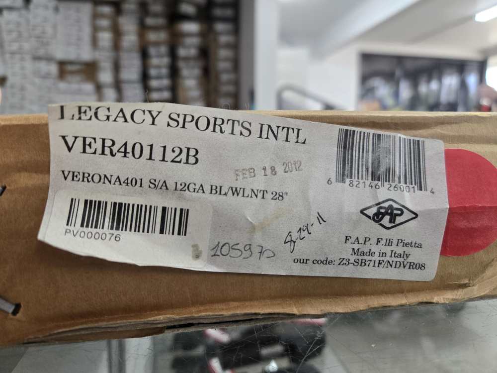 New In Box / Old Stock Legacy Sports Verona 401 12ga FAP F A P VER40112B-img-6