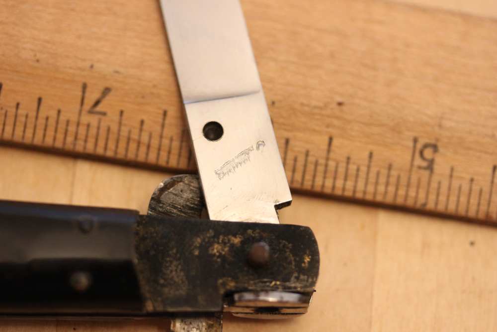 Old Italy horn automatic knife-img-4