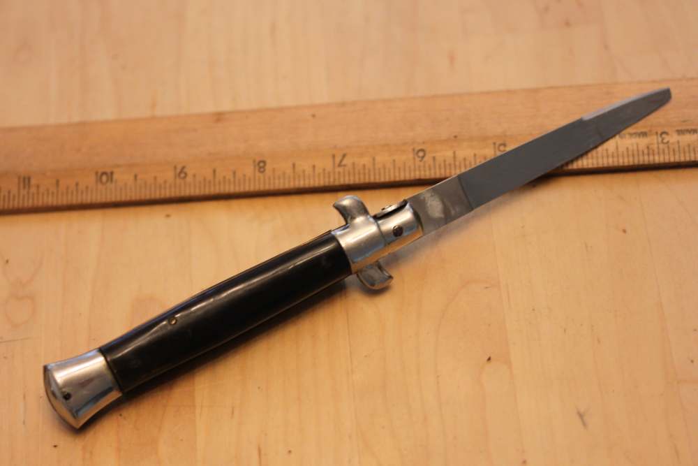 Old Italy horn automatic knife-img-1