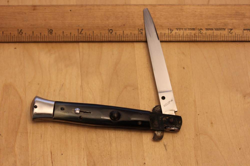 Old Italy horn automatic knife-img-2