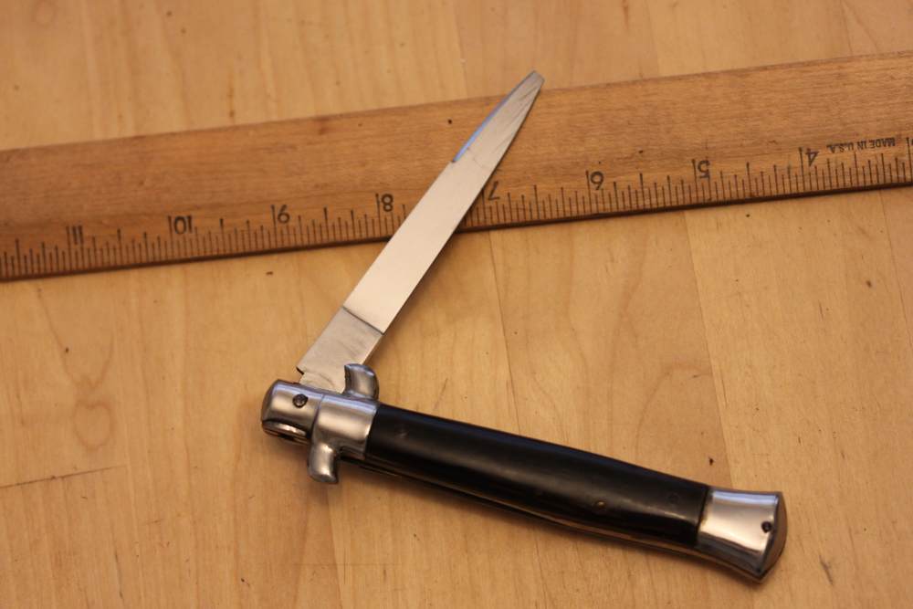 Old Italy horn automatic knife-img-3