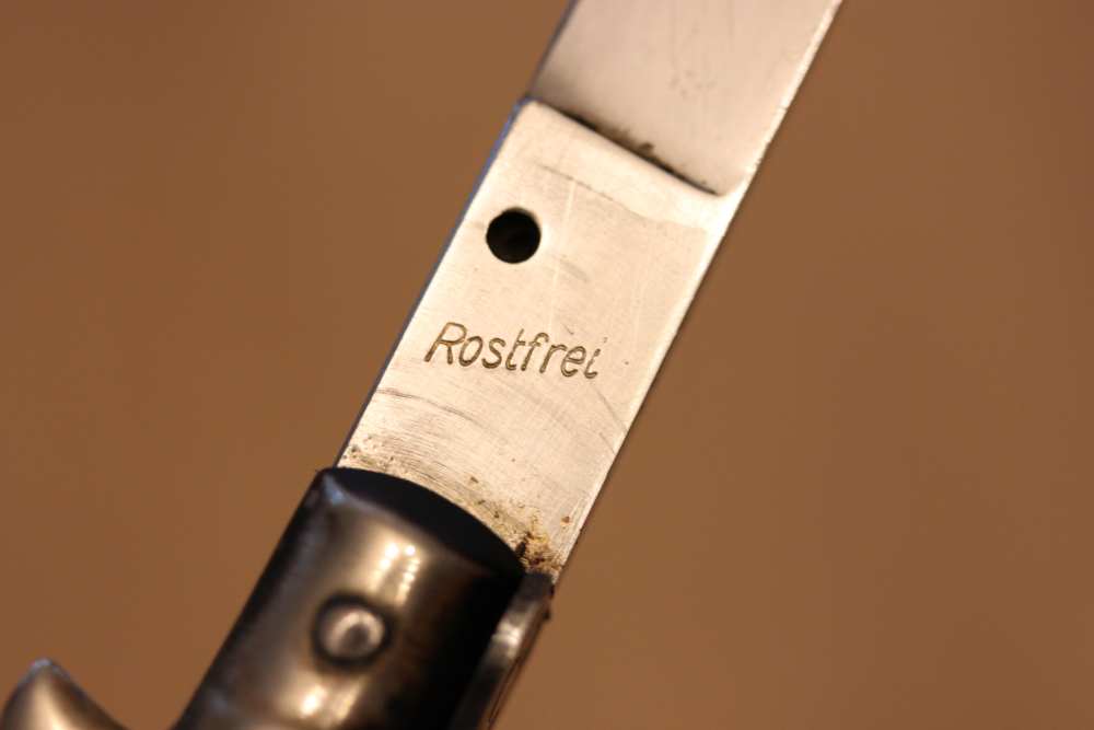 Huge Italy rostfrei horn automatic knife-img-4