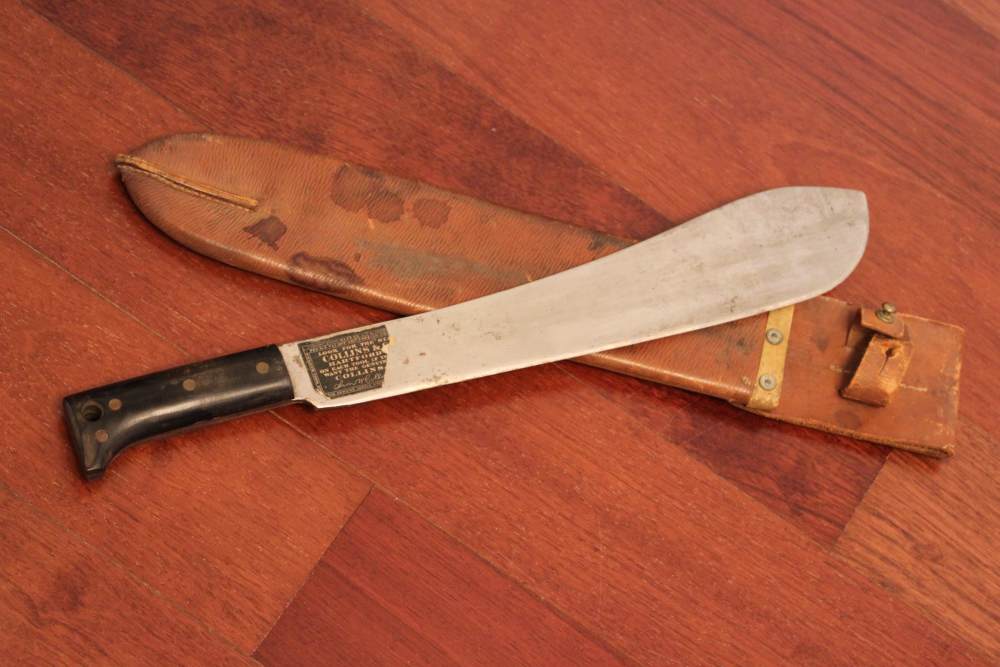 Collins military 1940 bolo machete knife-img-0