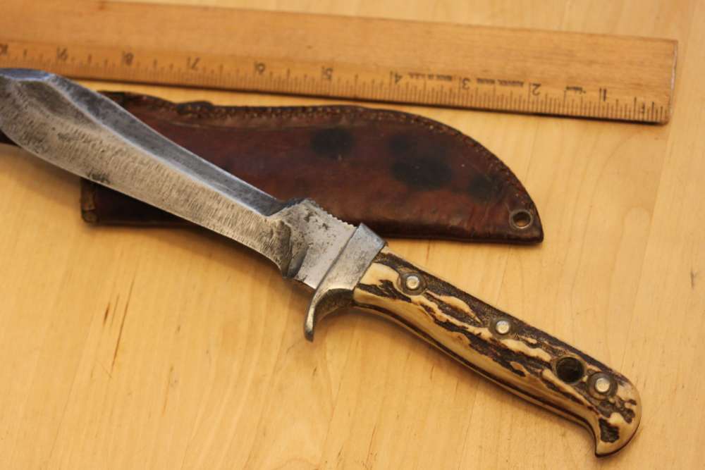Puma white hunter stag knife-img-1