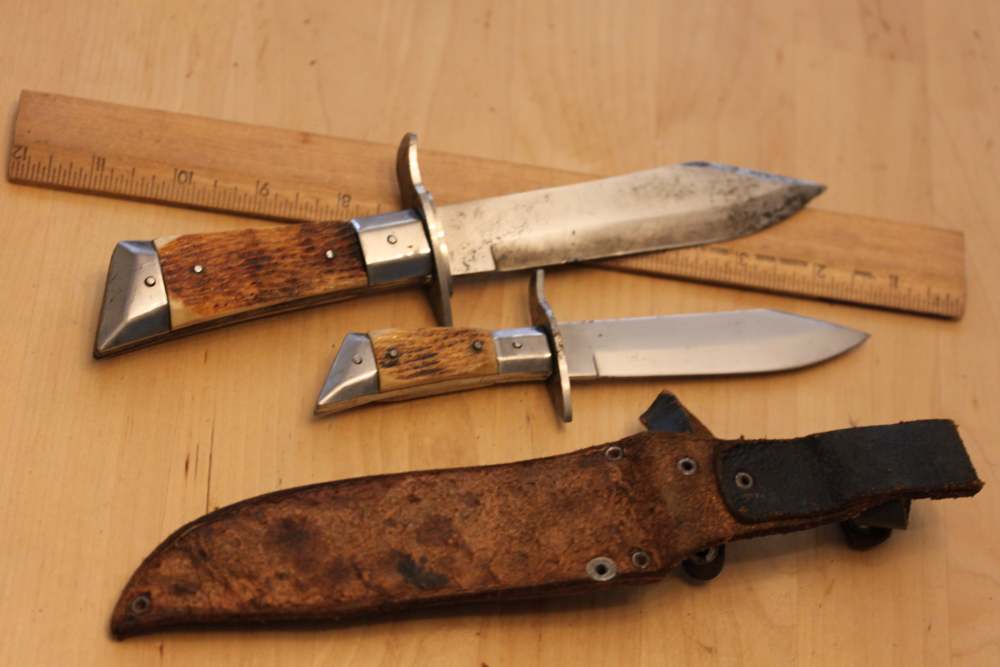 Japan piggyback hunting knife set-img-1