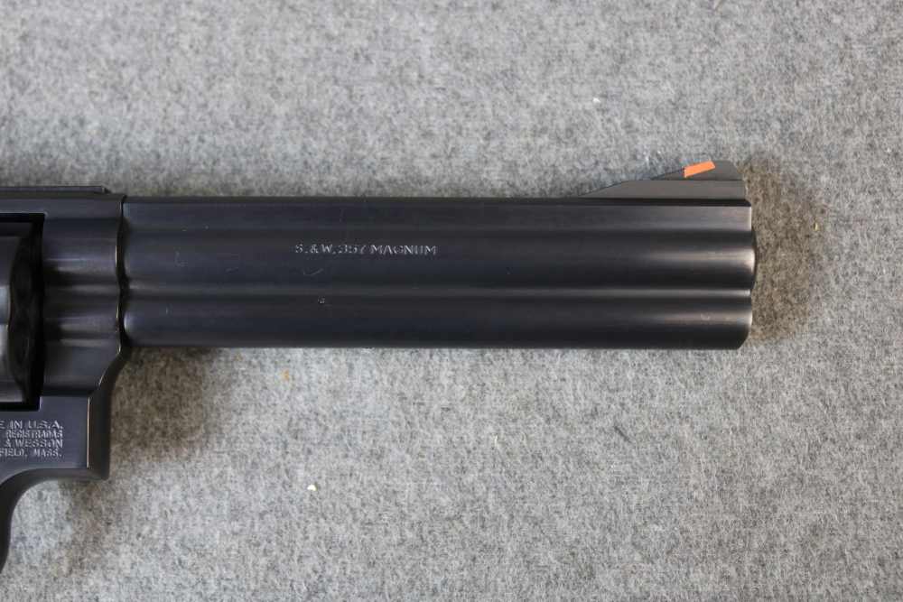 Smith & Wesson 686-3  Midnight Black .357 Mag black stainless great finish -img-7