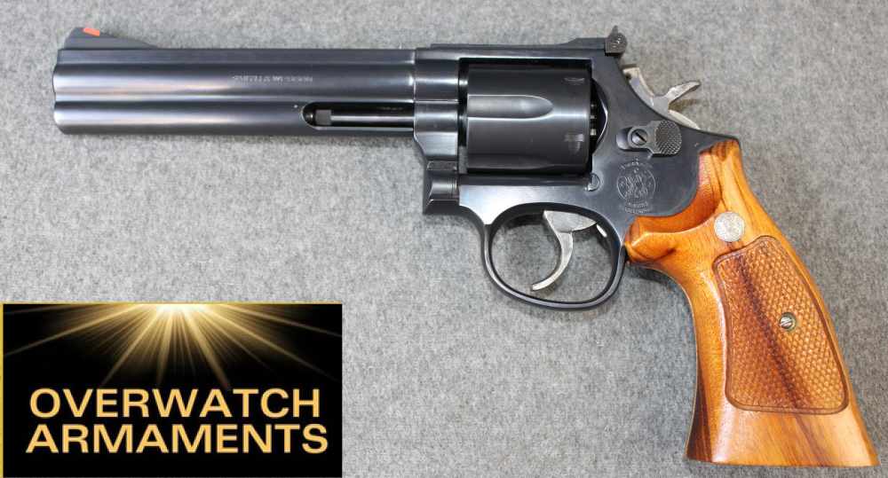 Smith & Wesson 686-3  Midnight Black .357 Mag black stainless great finish -img-0