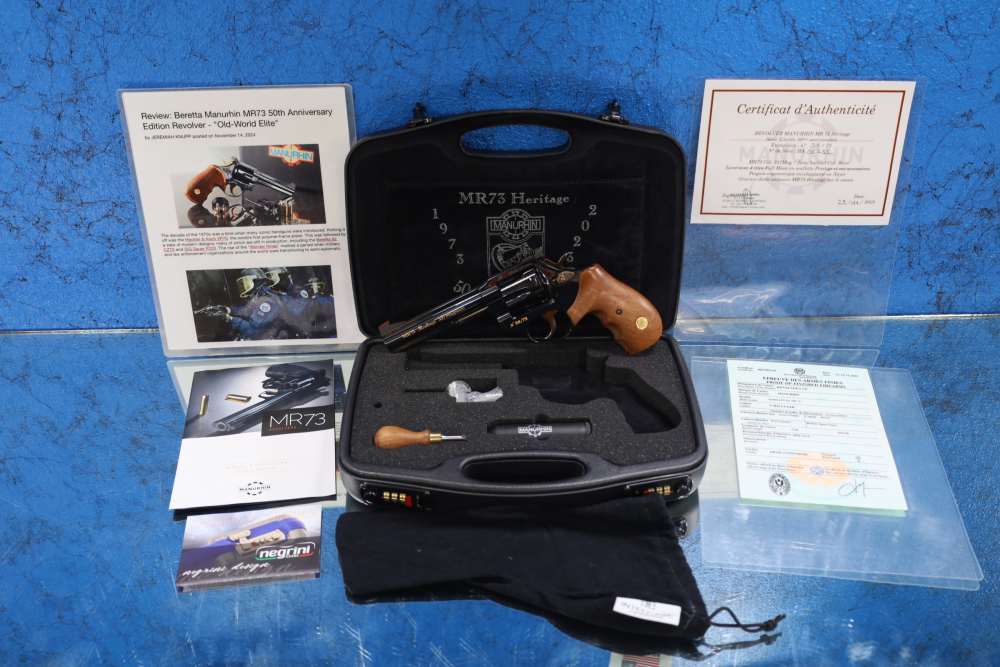 RARE 50th Anniversary Manurhin MR73 Heritage 357 Mag Made in France-img-1