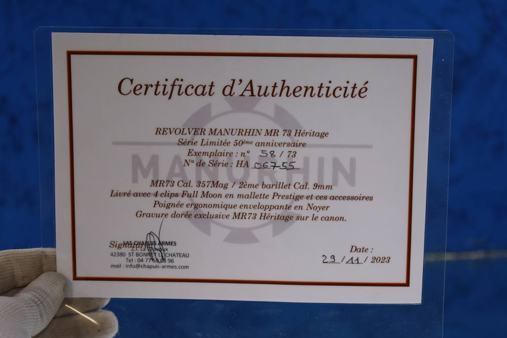 RARE 50th Anniversary Manurhin MR73 Heritage 357 Mag Made in France-img-82