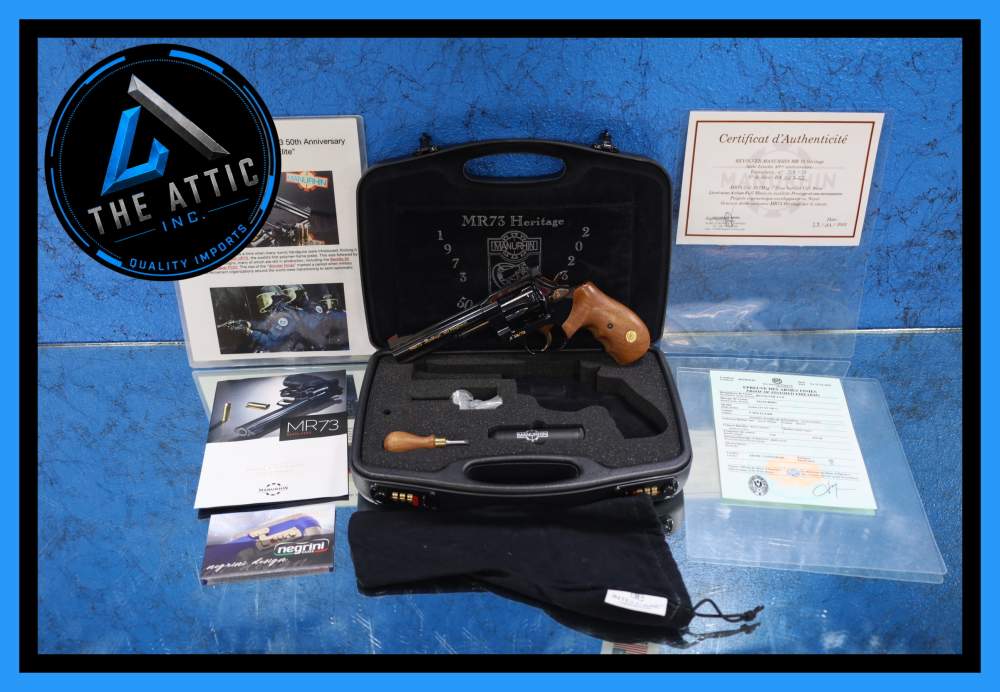 RARE 50th Anniversary Manurhin MR73 Heritage 357 Mag Made in France-img-0