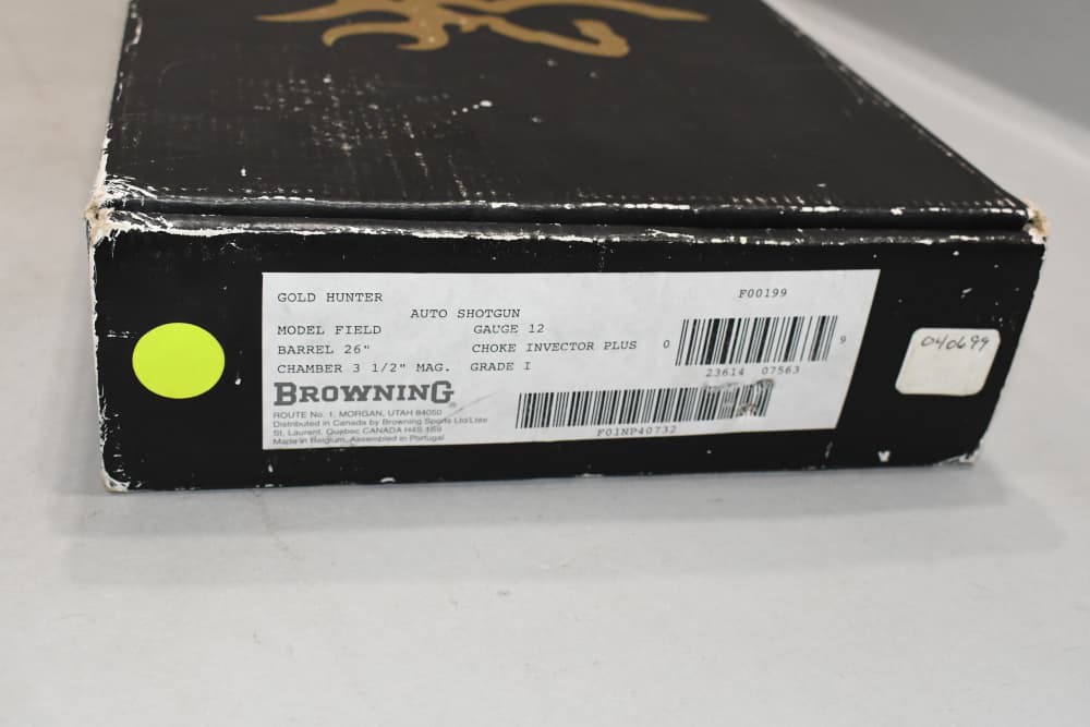 Nice Browning Gold Hunter Field Semi Auto Shotgun 3 1/2" 12 G 26" VR W Box -img-33