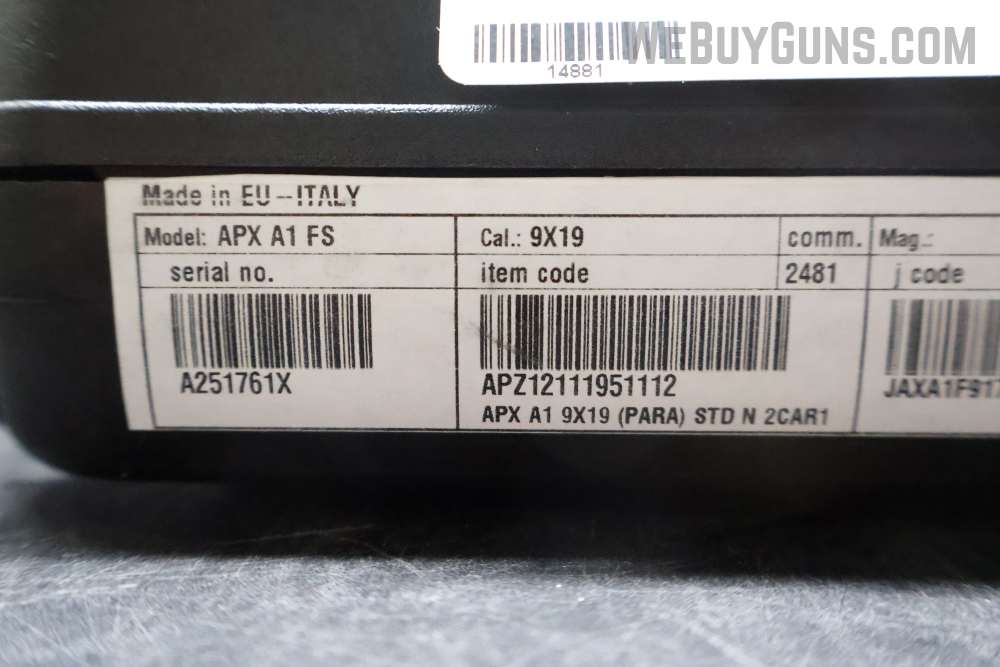 Beretta APX A1 FS OR Semi-Automatic Pistol 9mm Parabellum-img-20