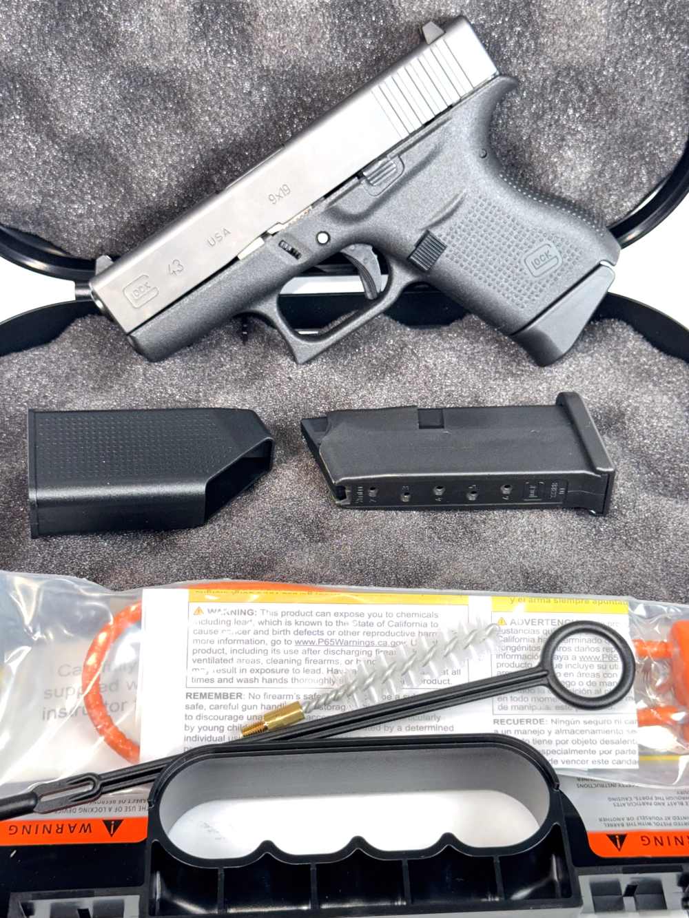 GLOCK 43 9MM SUBCOMPACT PISTOL – BOX & PAPERS • NO RESERVE!-img-1