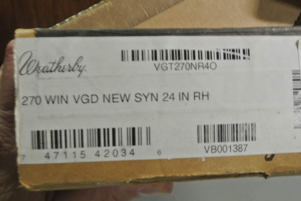 New WEATHERBY Vanguard Synthetic in 270 New-img-10