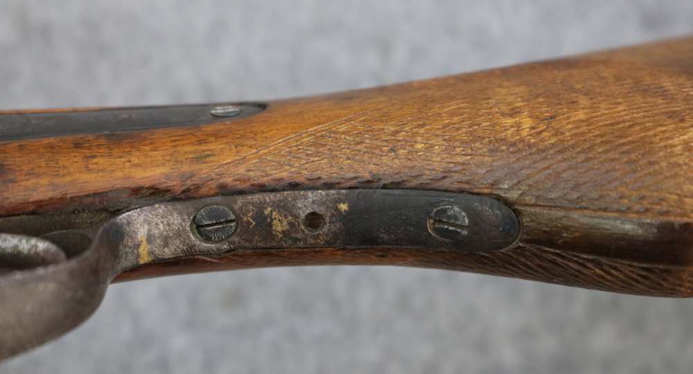 Rare Antique Norwegian combination cape gun 16 ga .400-img-37